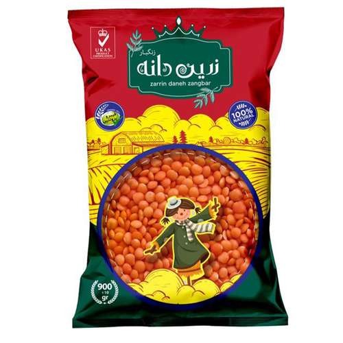 دال عدس زرین دانه زنگبار - 900 گرم