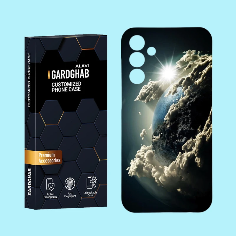 کاور گارد قاب علوی مدل کهکشان مناسب برای گوشی موبایل سامسونگ Galaxy F15