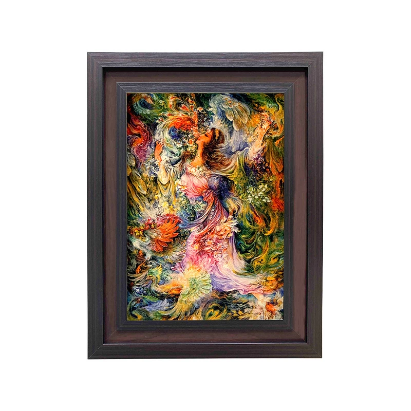 تابلو فرش ماشینی مدل مینیاتور کد 8750