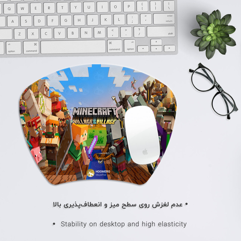 ماوس پد هومرو مدل MC049 طرح ماینکرفت