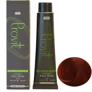 رنگ مو پرویت سری مسی شماره 7/4 حجم 120 میلی لیتر رنگ بلوند مسی