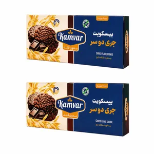 بیسکویت رژیمی با روکش شکلات شوکو یولاف کامور - 81 گرم بسته 2 عددی