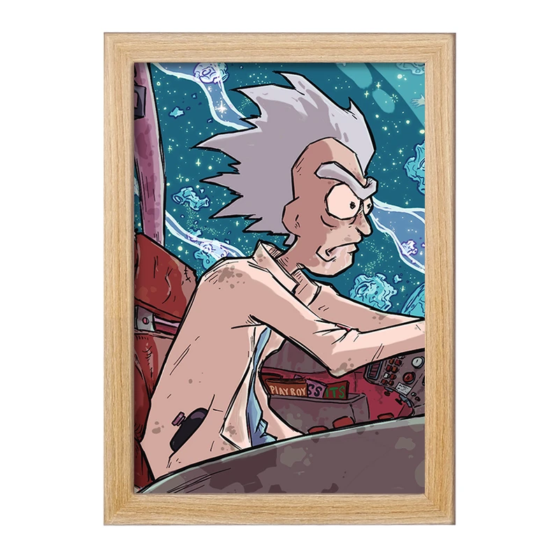 تابلو خندالو مدل انیمیشن ریک و مورتی Rick and Mort کد 26393