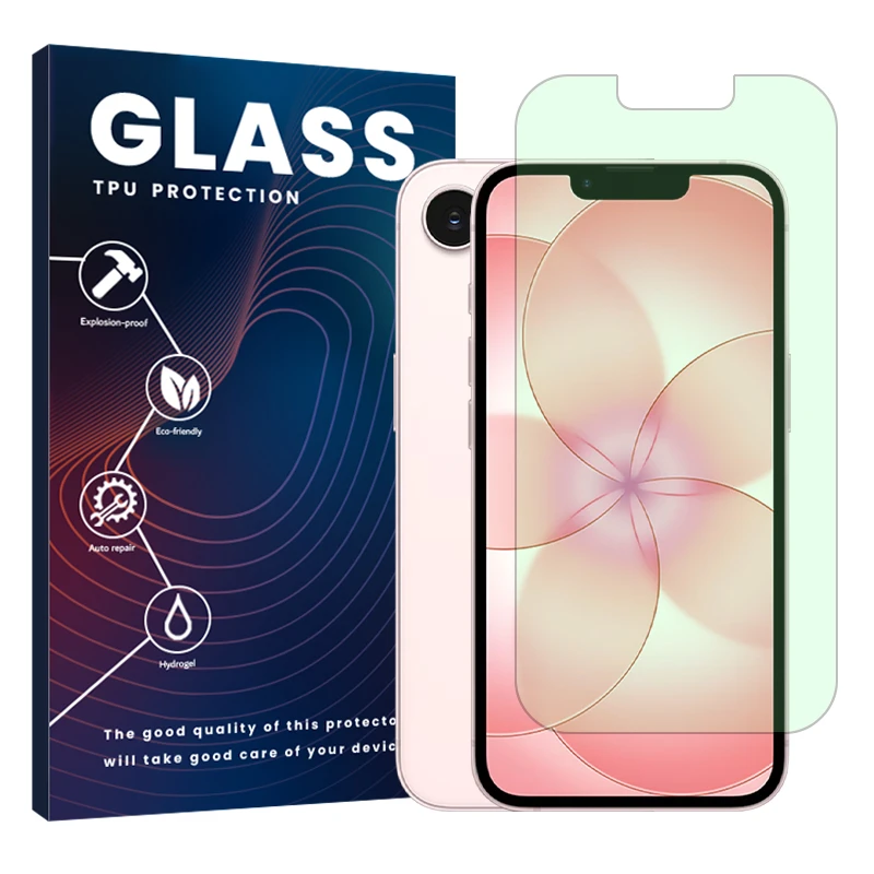 محافظ صفحه محافظ چشم گلس مدل هیدروژلی مناسب برای گوشی موبایل اپل iPhone 17e