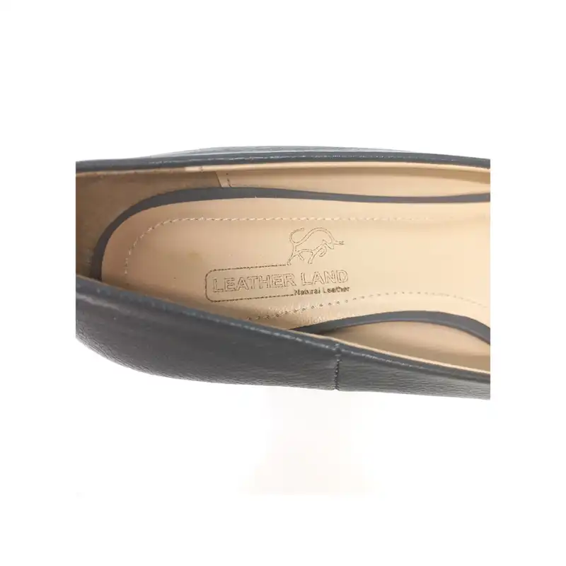کفش روزمره زنانه سرزمین چرم کد 141749 رنگ طوسی