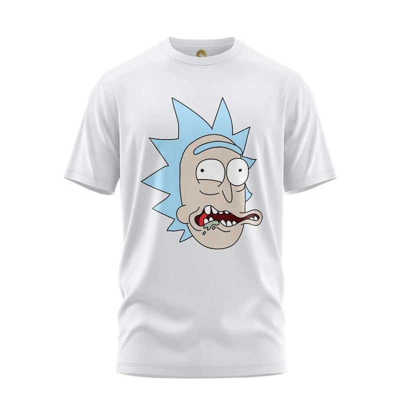 تی شرت آستین کوتاه زنانه هومرو مدل TW200 طرح ریک و مورتی