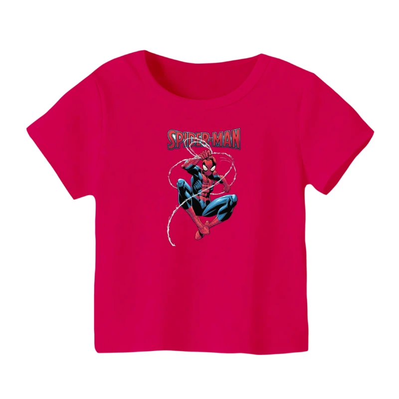 تی شرت آستین کوتاه بچگانه مدل مرد عنکبوتی کد ۱