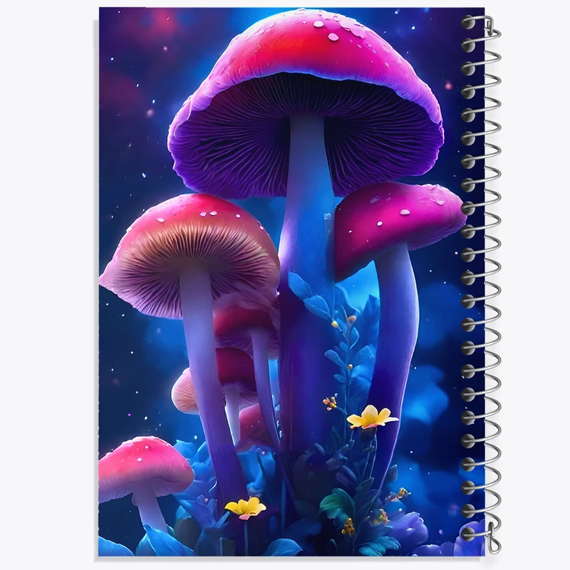 دفتر نقاشی 50 برگ خندالو طرح قارچ رنگی کد F7272