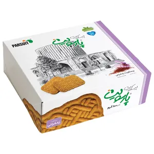 بیسکویت پذیرایی زعفرانی پارسویت - 900 گرم