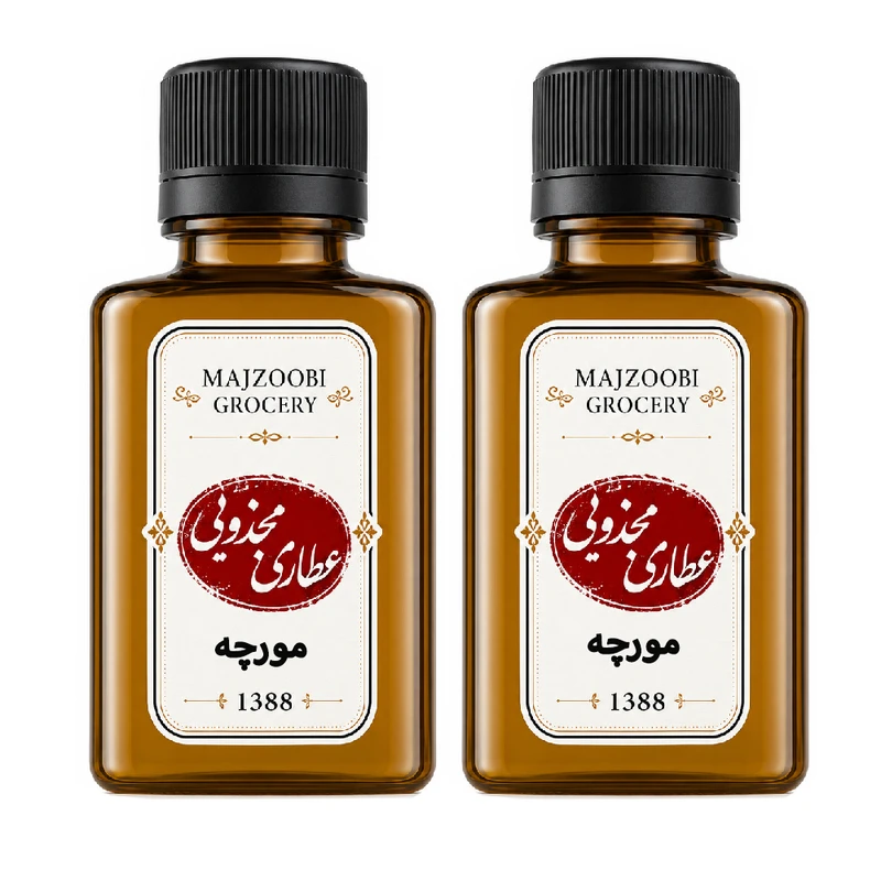روغن مورچه عطاری مجذوبی مدل 001 حجم 60 میلی لیتر بسته 2 عددی