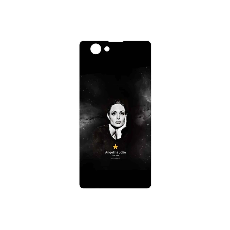 برچسب پوششی ماهوت مدل Angelina Jolie مناسب برای گوشی موبایل سونی Xperia Z1 Compact