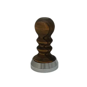 تمپر قهوه مدل دسته چوبی کد 51