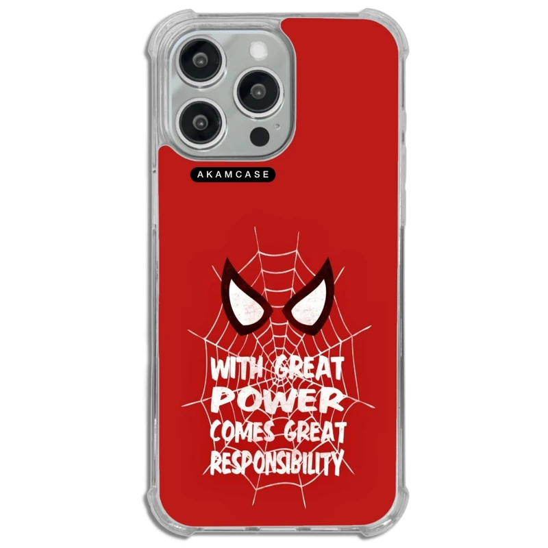 کاور آکام مدل AMCWTA15PROMAX-SPIDERMAN18 مناسب برای گوشی موبایل اپل iPhone 15 Pro Max