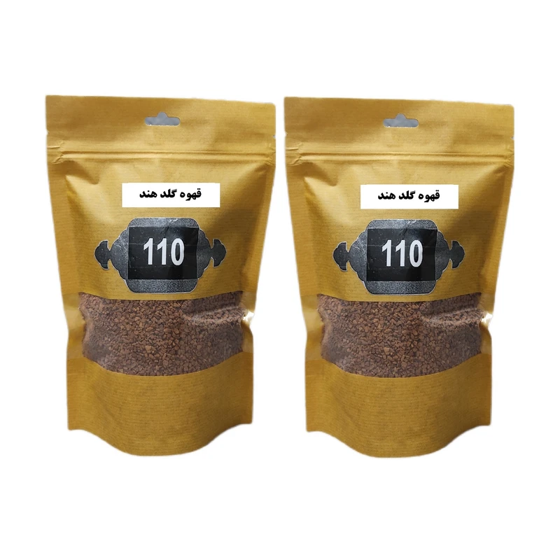 قهوه گلد هند 110 -500 گرم بسته 2 عددی