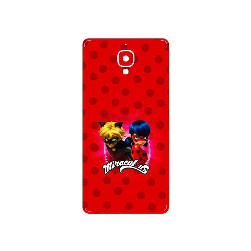 برچسب پوششی ماهوت مدل Ladybug and Cat Noir مناسب برای گوشی موبایل وان پلاس 3