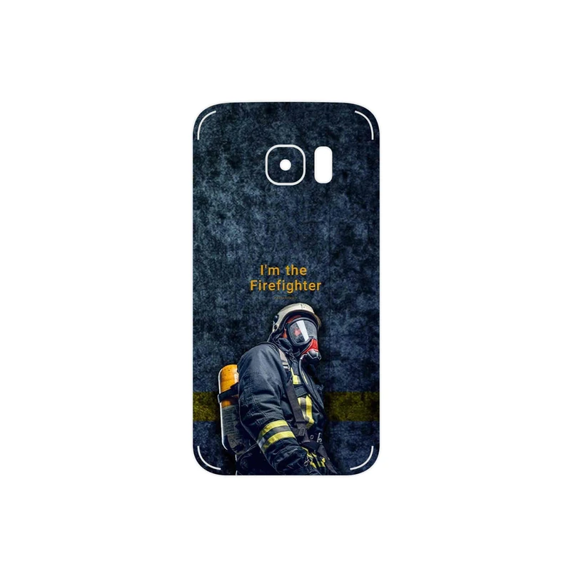 برچسب پوششی ماهوت مدل Firefighter مناسب برای گوشی موبایل سامسونگ Galaxy S7