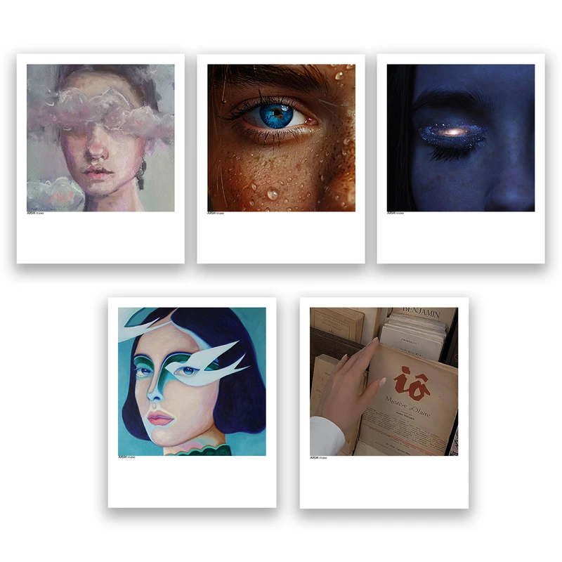 آویز تزیینی عرش مدل فانتزی هنری کد Asa917 مجموعه پنج عددی