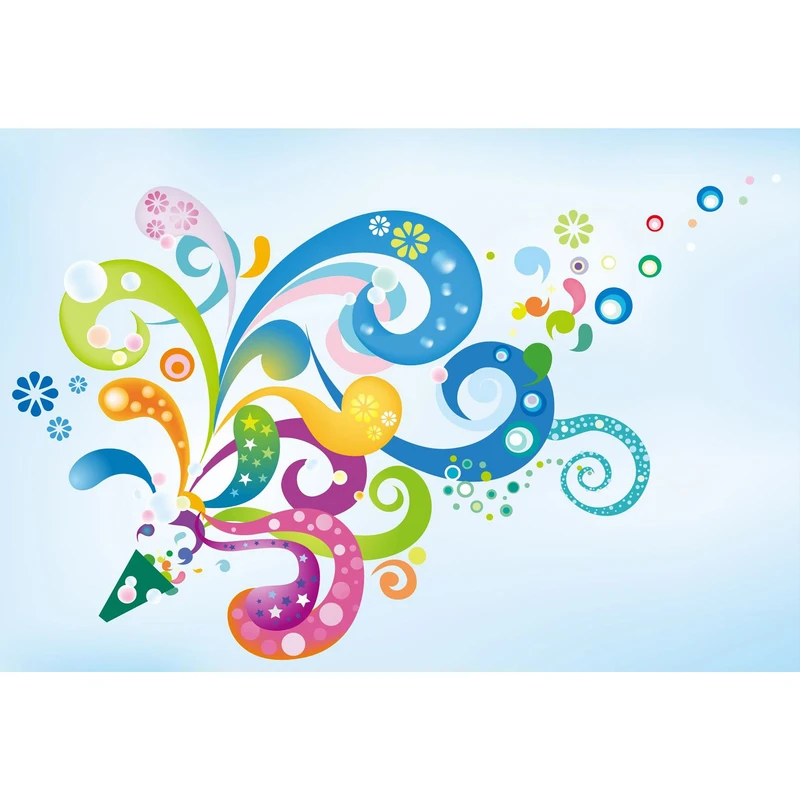 تابلو شاسی مدل طرح رنگ های انتزاعی مدل T1158