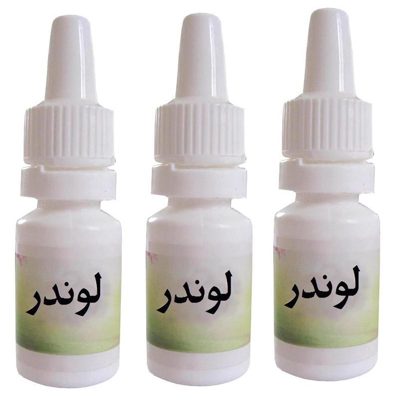 اسانس شمع مدل لوندر حجم 10 ميلي ليتر بسته 3 عددي