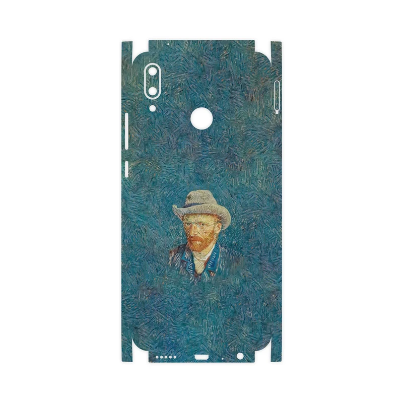 برچسب پوششی ماهوت مدل Self portrait with a gray felt hat-FullSkin مناسب برای گوشی موبایل هوآوی Y9 2019
