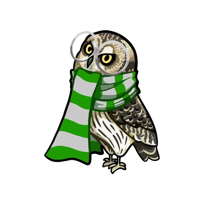 برچسب لپ تاپ پویا مارکت طرح جغد هری پاتر کد 2250