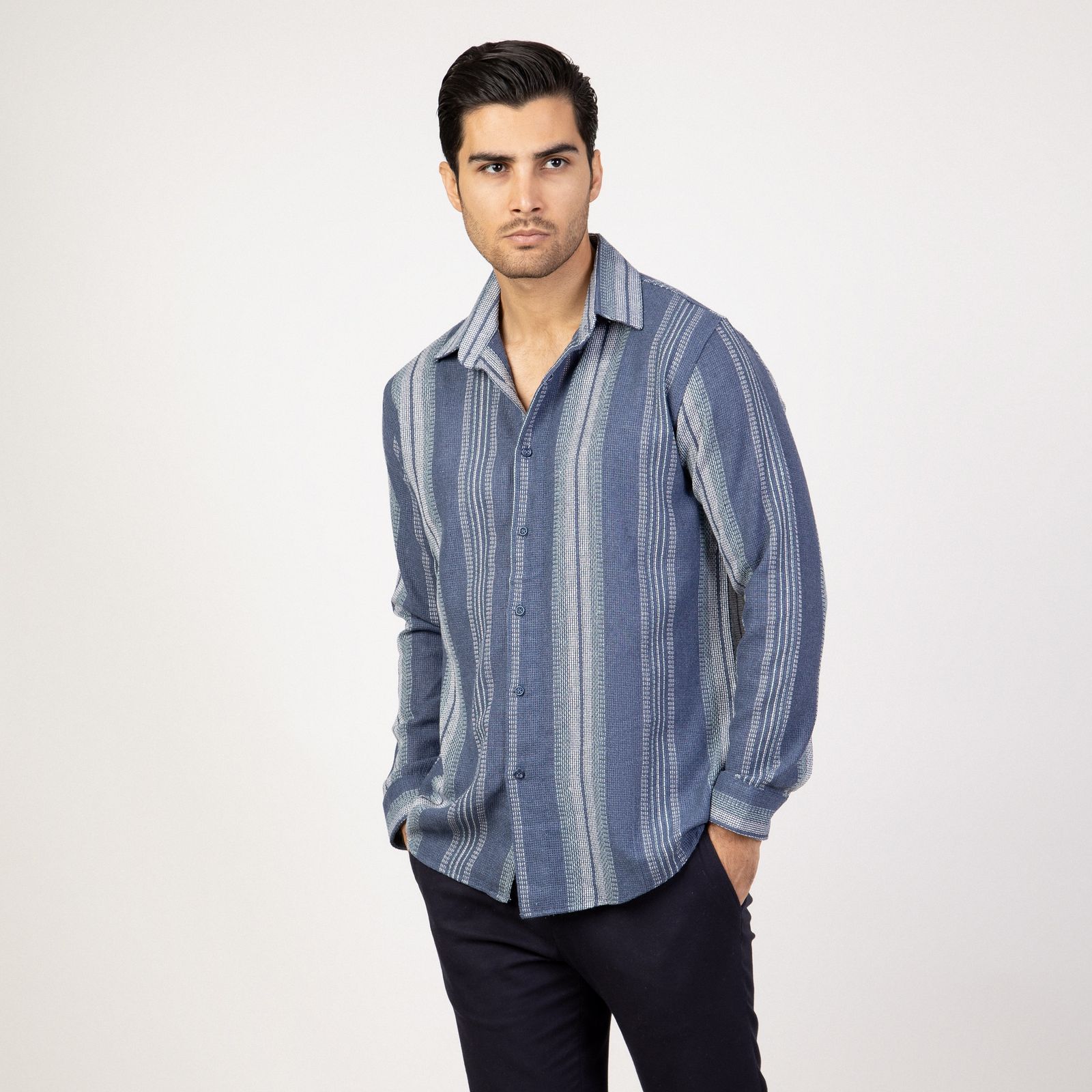 پیراهن آستین بلند مردانه باینت مدل 785-2 -  - 2