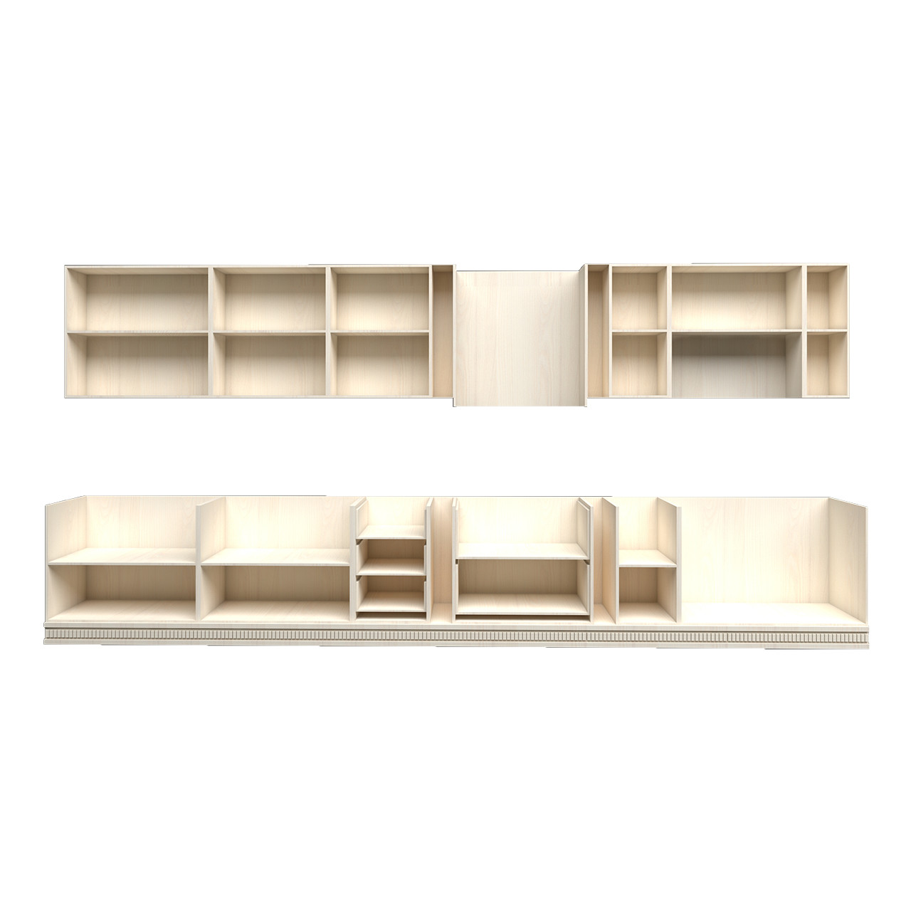 کابینت طرح طنابی مدل Membrane 525 cm مجموعه سیزده عددی