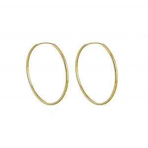 گوشواره طلا 18 عیار زنانه مدل حلقه ای D0049