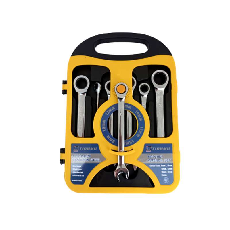 آچار جغجغه ای تیانمو مدل TM_7 مجموعه 7 عددی آچار جغجغه ای تیانمو مدل TM_7 مجموعه 7 عددی