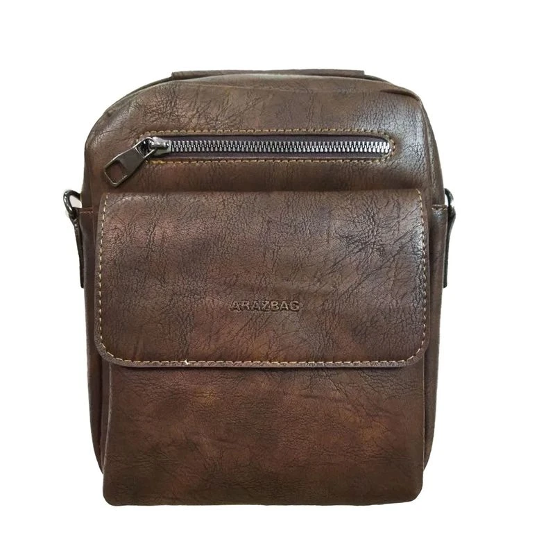 کیف دوشی مردانه مدل آراز اداری ساده 04