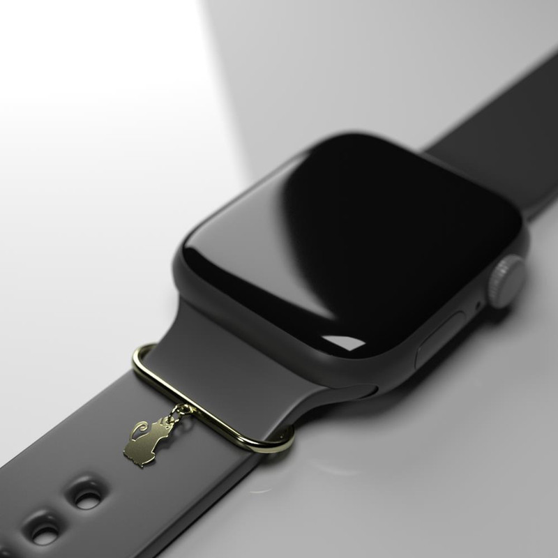 آویز ساعت طلا 18 عیار زنانه مدوپد مدل گربه کد SF1-1205 آویز ساعت طلا 18 عیار زنانه مدوپد مدل گربه کد SF1-1205