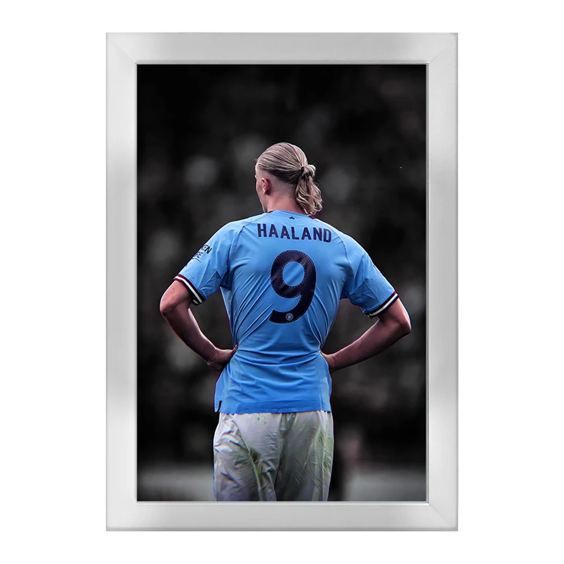 تابلو خندالو طرح ارلینگ هالند (Erling Haaland) کد 36381
