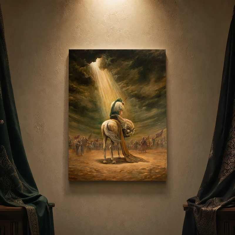 تابلو شاسی طرح  امام حسین کد 156SM