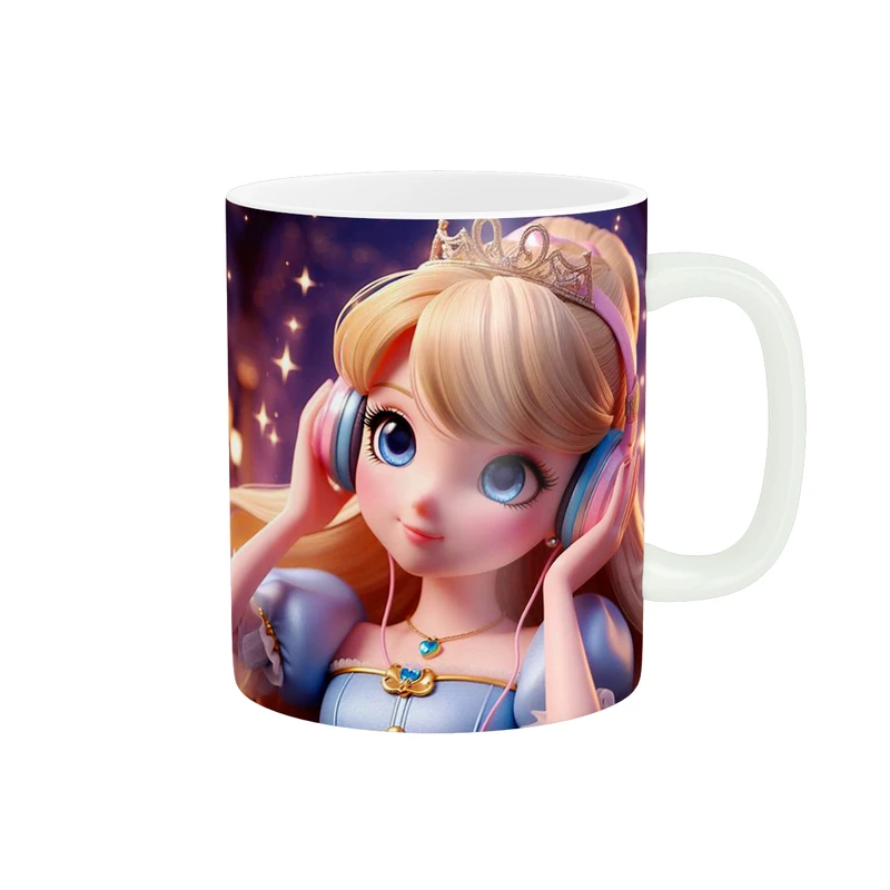 ماگ پاد آفرین طرح پرنسس مدل هدفون کد 775