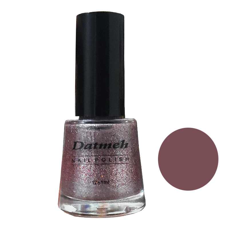 لاک اکلیلی ناخن داتمه مدل 03 شماره 3 رنگ بنفش 