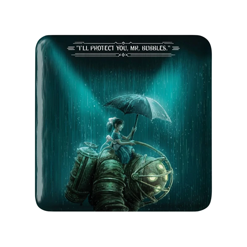 مگنت خندالو طرح بازی بایوشاک (Bioshock) مدل مربعی کد 31364