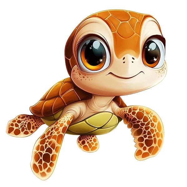 استیکر پارچه و لباس پاد آفرین طرح لاک پشت کد 2928