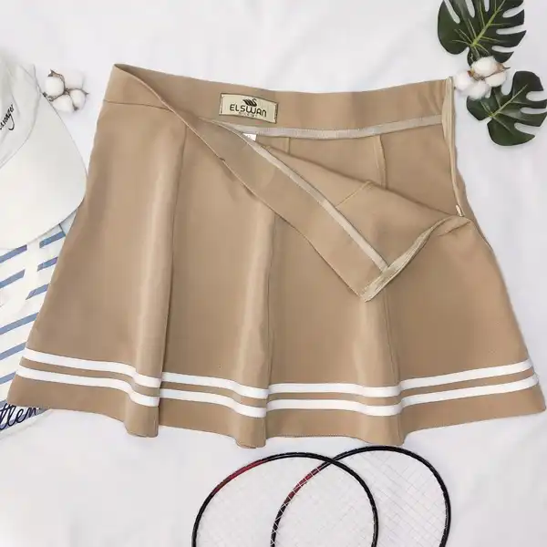 دامن زنانه ال سون مدل دو خط کد PH819 به همراه جوراب