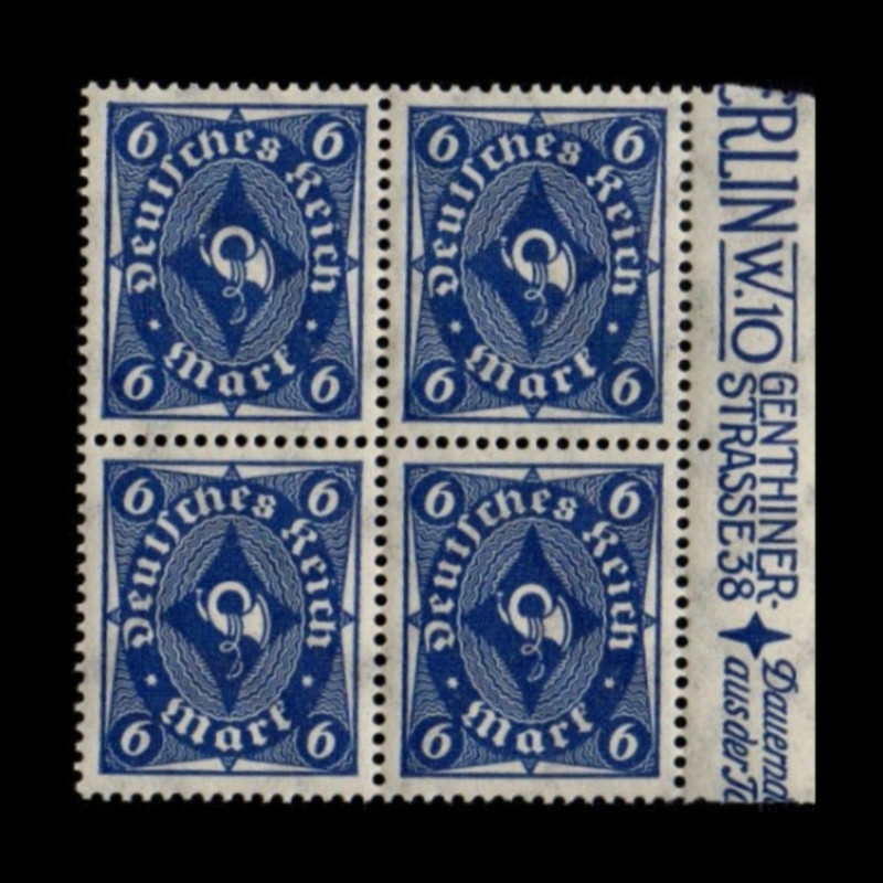 تمبر یادگاری مدل آلمان 6 مارک 1922 بسته 4 عددی