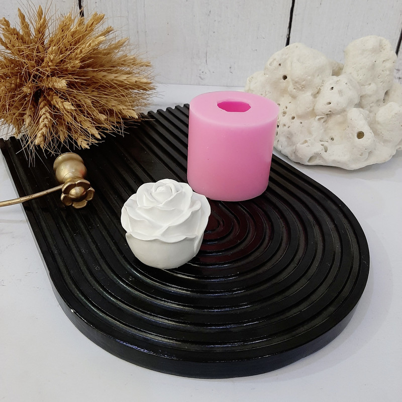 قالب شمع مدل گل رز