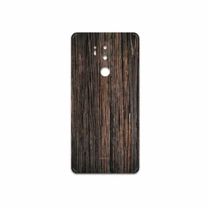 MAHOOT Burned-Wood Cover Sticker for LG G7 PLUS THINQ