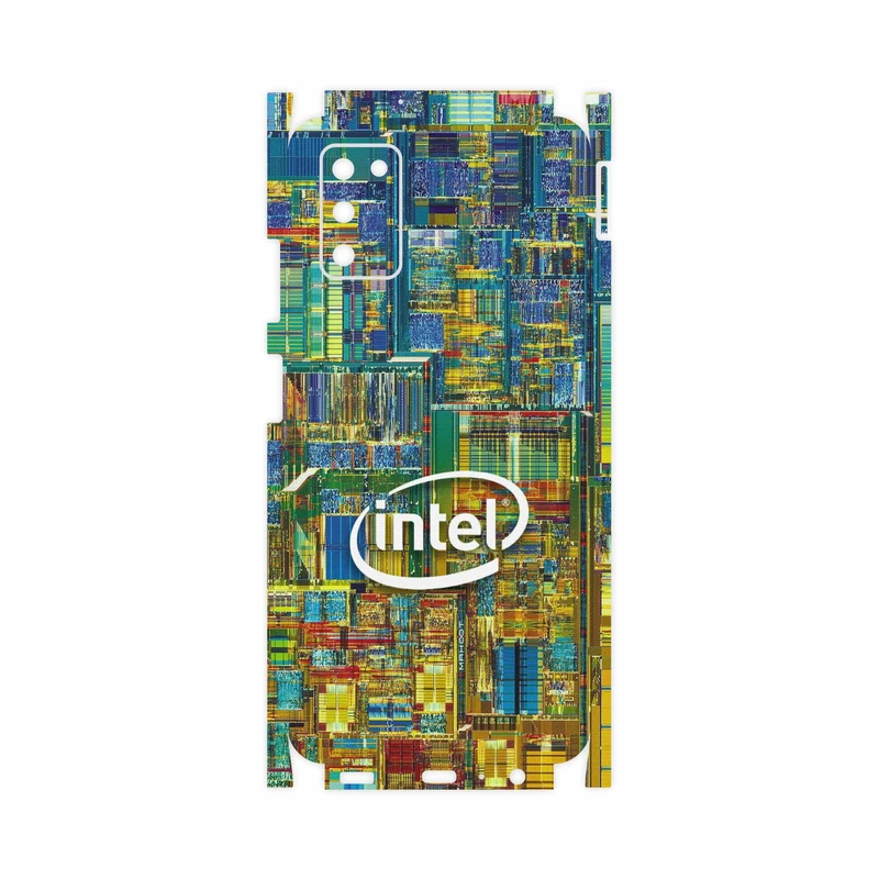برچسب پوششی ماهوت مدل Intel-Brand-FullSkin مناسب برای گوشی موبایل سامسونگ Galaxy A03S