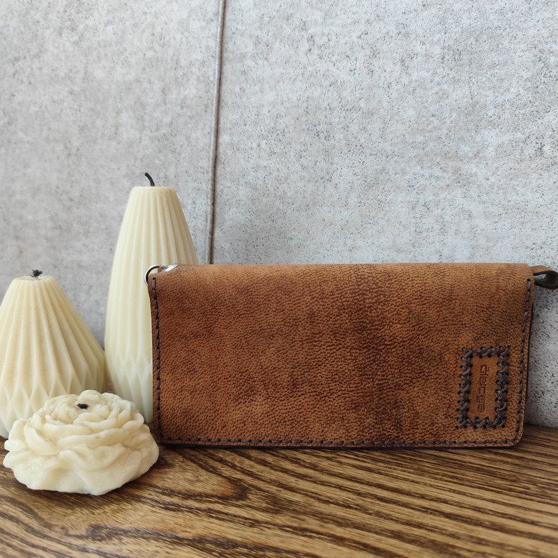 کیف پول چرم  دقت مدل چرم طبیعی بزی کد NG-w40