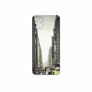 MAHOOT New York City Cover Sticker for Motorola Moto G9 Plus