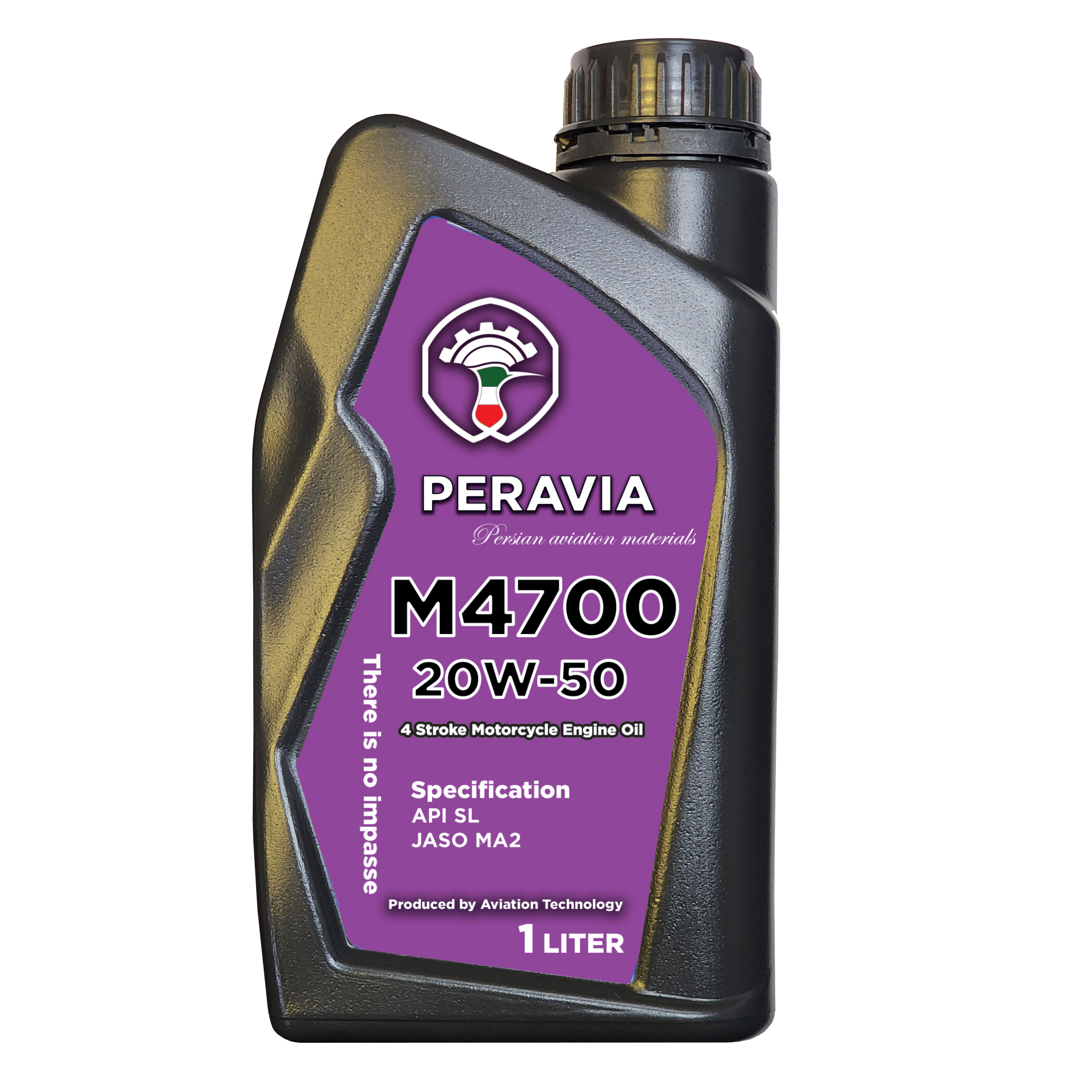 روغن موتور سیکلت معدنی پراویا مدل SL 20W-50 حجم 1 لیتر