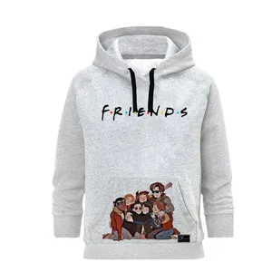 هودی زنانه مدل  Friends کد M150 رنگ طوسی