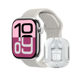 ساعت هوشمند راینو مدل WX50 با بند سیلیکونی به همراه هدفون