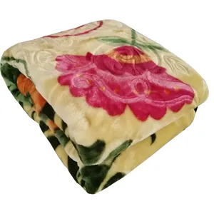  پتو نرمینه بافت مدل نگین کد N-12418 سایز 215×155 سانتی متر 