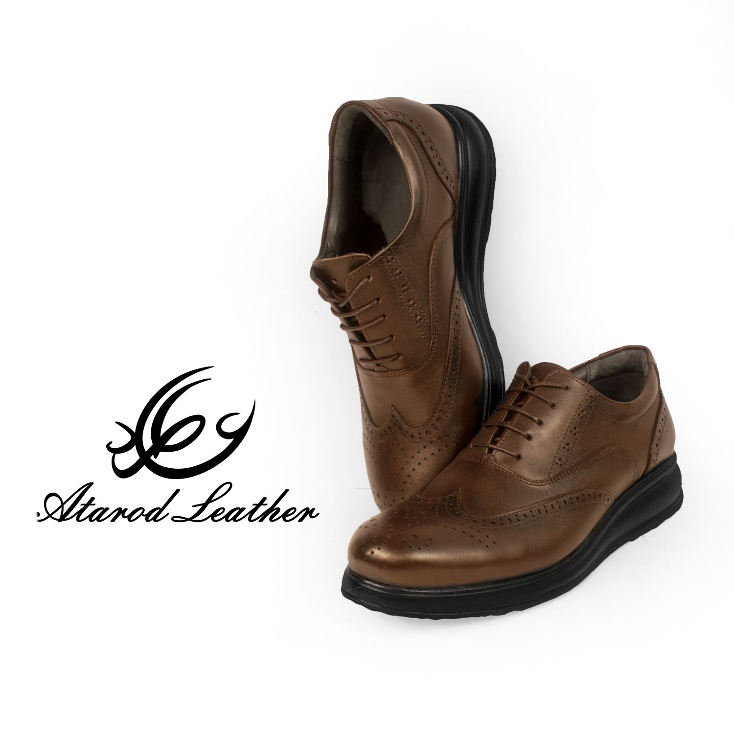 کفش روزمره مردانه چرم عطارد مدل چرم طبیعی کد SH234 -  - 5