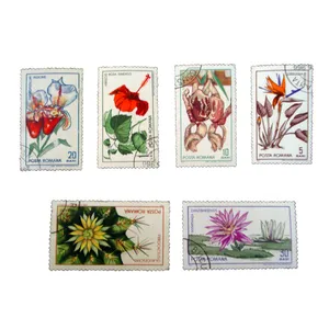 تمبر یادگاری طرح طبیعت مدل گل کد gol-571 مجموعه 6 عددی